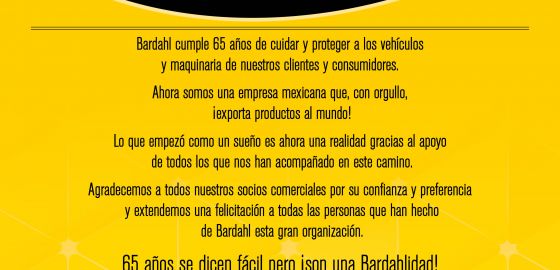 bardahl aniversario